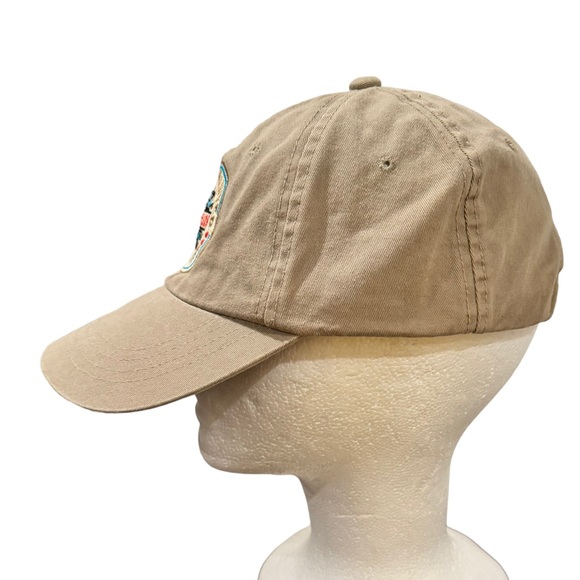 YOUNG AN embroidered seal new tan baseball cap one size fits all - Picture 1 of 5